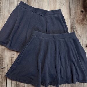 The Children’s Place Navy Blue Girls XXL Elastic Waistband Uniform School Skorts